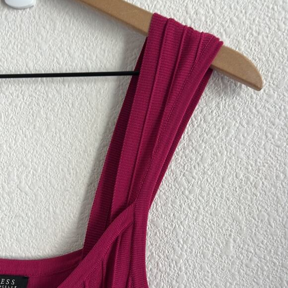 Guess Los Angeles Sleeveless Party Sheath Pink Dress Bondage Y2K 4 - Picture 5 of 11